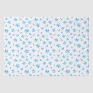 Papel De Seda Azul Olvídenme no un patrón fluido