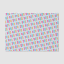 Azul Orán del rosa del papel seda del popsicle del