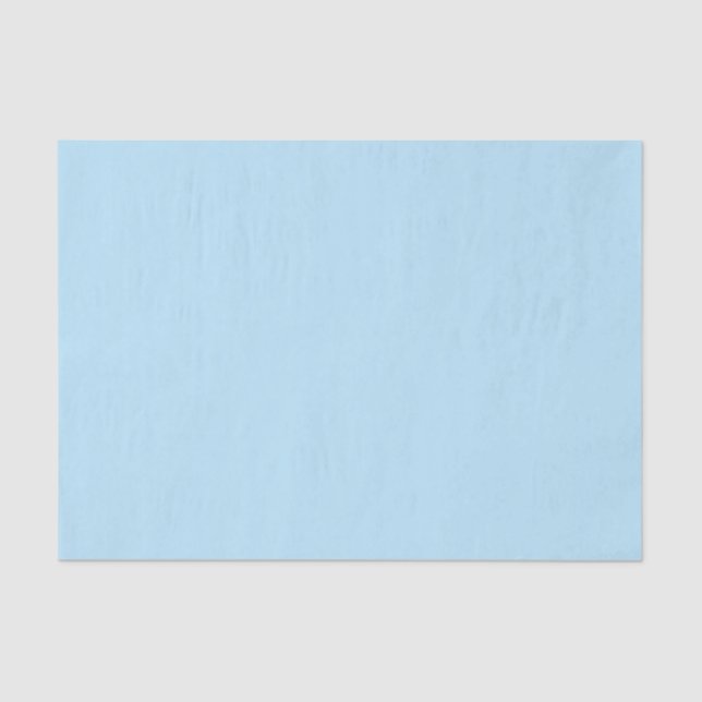 Papel De Seda Azul Pastel sólido (Anverso)