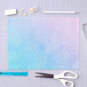 Papel De Seda Azul Rosa Púrpura Ombre Lavado Acuarela Tendencia