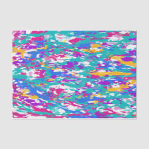 Papel De Seda Azul, rosa y amarillo