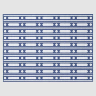 Papel De Seda Azul Tinte 2 Incisión de Hueso Puntos Borde Decoup