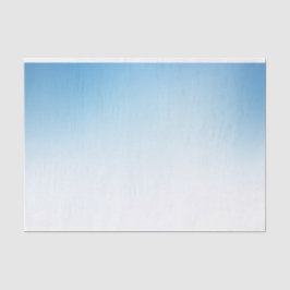 Papel De Seda Azul y blanco degradado