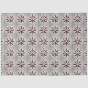 Papel De Seda Azulejos portugueses vintage Star Gray Decoupage T