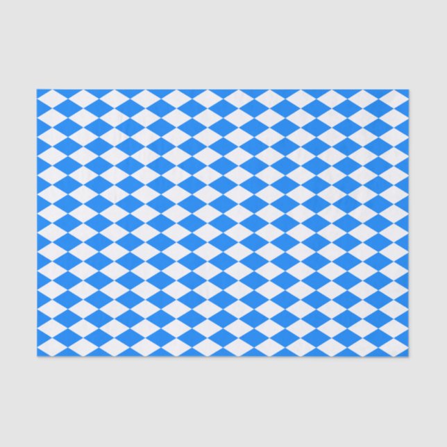 Papel De Seda Azure Blue Harlequin (Anverso)