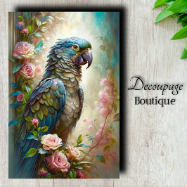 Papel De Seda Azure Splendor Decoupage