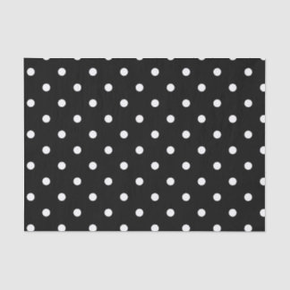 Papel De Seda B&W Polkadots