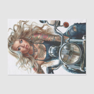 Papel De Seda Babe15 de motociclista