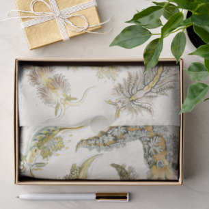 Papel De Seda Babosas Marinas, Caracoles por Ernst Haeckel, Anim