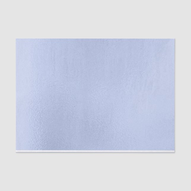 Papel De Seda Baby Blue Aqua Metallic Pastel Delicate (Anverso)