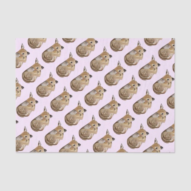 Papel De Seda Baby Deer Fawn (Anverso)