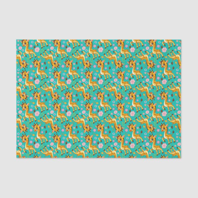 Papel De Seda Baby Giraffe (Anverso)