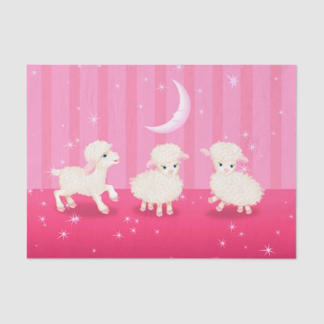 Papel De Seda Baby Lambs (Anverso)