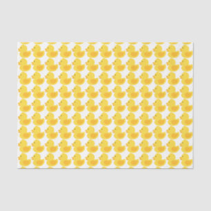 Papel De Seda Baby Shower amarillo caucho Ducky