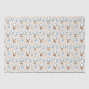 Papel De Seda Baby Shower Boy Blue