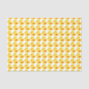 Papel De Seda Baby Shower Chica Rubber Ducky