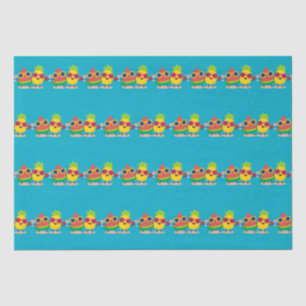 Papel De Seda Baby Shower doble Fruiti de dos tonos