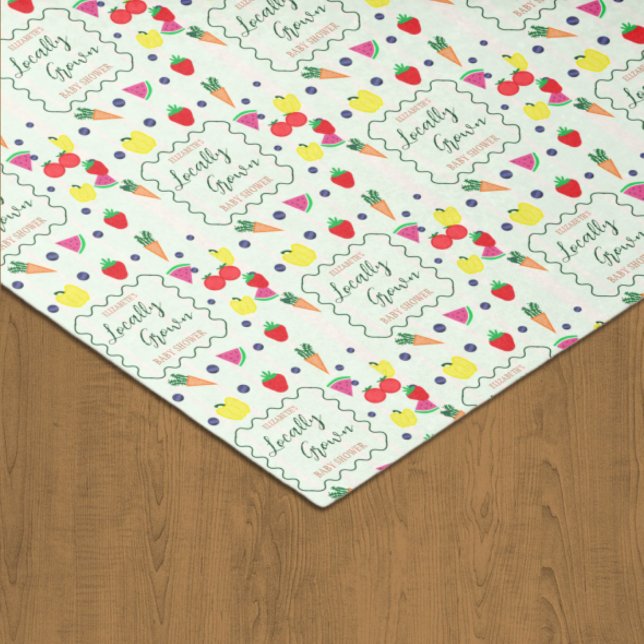 Papel De Seda Baby Shower en el mercado de agricultores locales (Subido por el creador)