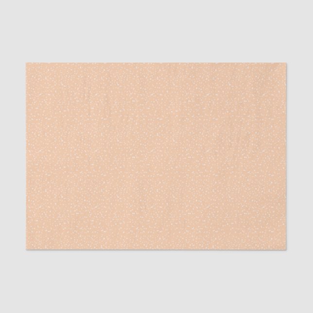 Papel De Seda Baby Shower Peach Sugar Sprinkle (Anverso)