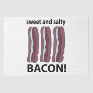 Papel De Seda Bacon Dulce Y Salado Bacon
