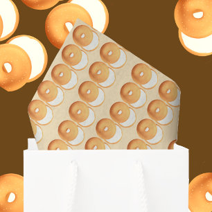 Papel De Seda Bagels y nata