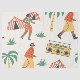 Papel De Seda Bailar en verano