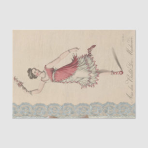 Papel De Seda Bailarín de ballet de vintage