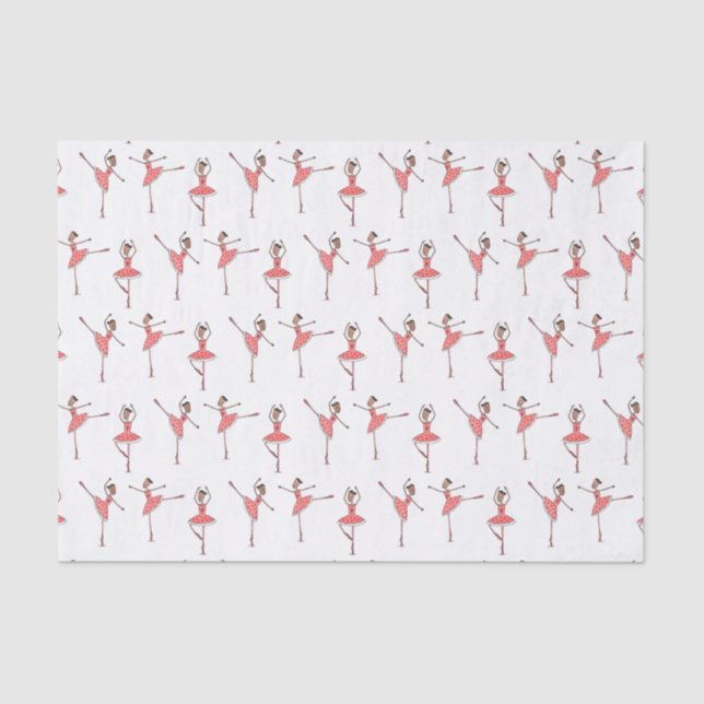 Papel De Seda Bailarina Bailarina de Ballet (Anverso)