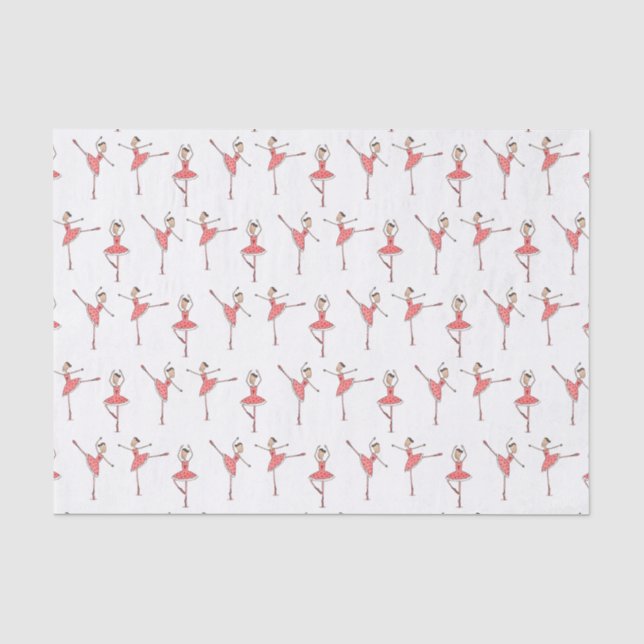 Papel De Seda Bailarina Bailarina de Ballet (Anverso)