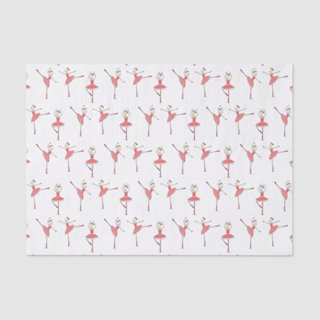 Papel De Seda Bailarina Bailarina de Ballet (Anverso)