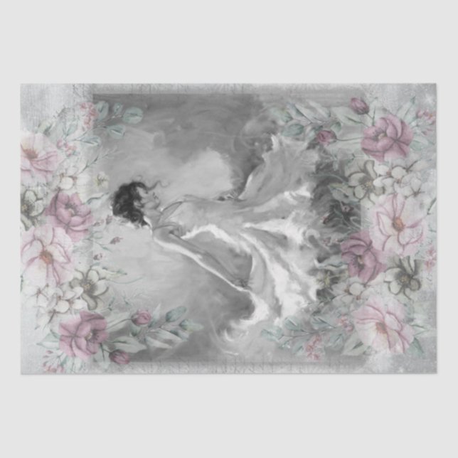 Papel De Seda Bailarina Ballet Ballerina (Anverso)