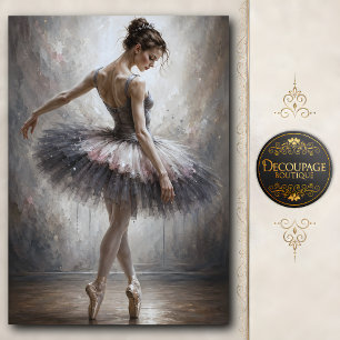 Papel De Seda Bailarina contemporánea Silver Blush