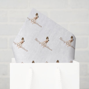 Papel De Seda Bailarina de Cascanueces Navidad