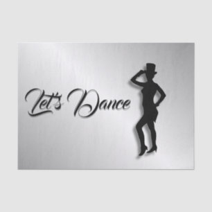 Papel De Seda Bailarina de Tap Vamos a bailar