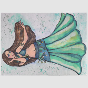 Papel De Seda Bailarina del vientre