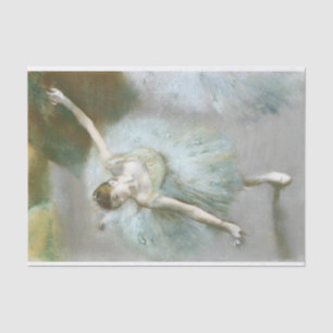Papel De Seda Bailarina en Degas verdes, página de Art Decoupage