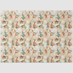 Papel De Seda Bailarinas abstractas