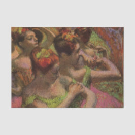 Papel De Seda Bailarinas Ajustando sus Vestidos (Edgar Degas)