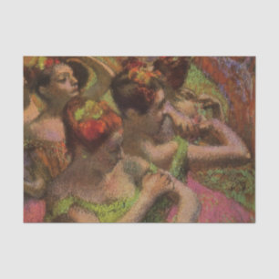 Papel De Seda Bailarinas Ajustando sus Vestidos (Edgar Degas)