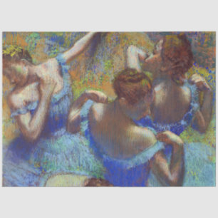 Papel De Seda Bailarinas en azul, Edgar Degas