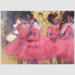 Papel De Seda Bailarinas rosas, Edgar Degas