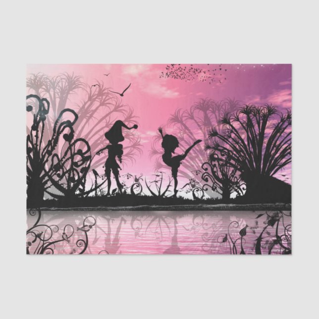 Papel De Seda Baile al violín (Anverso)