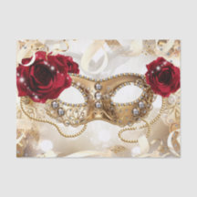 Baile de Disfraz de Cumpleaños Cream Gold