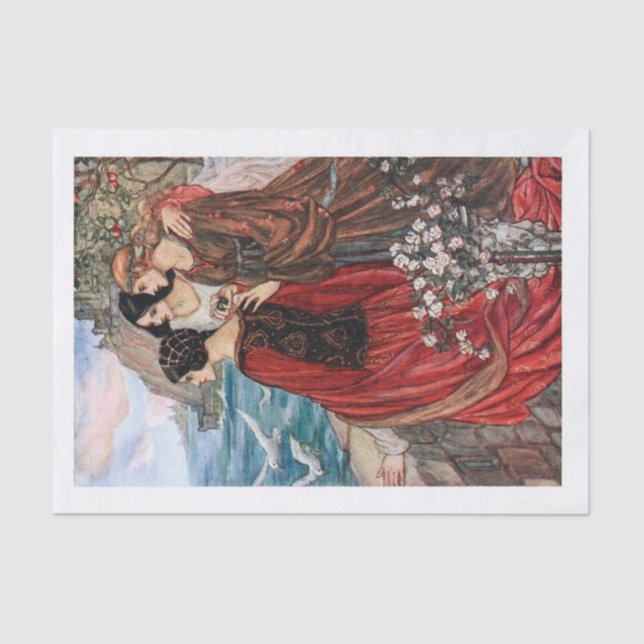 Papel De Seda Bajo el manzano (Anverso)