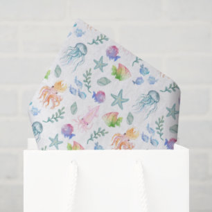 Papel de seda Bajo el Mar