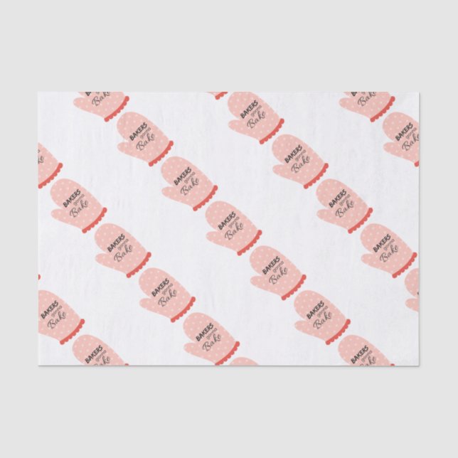 Papel De Seda Bakers Gonna Bake (Anverso)