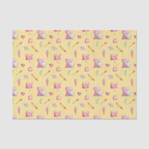 Papel De Seda Baking Love (Diseño 26 Serie Amarillo/Naranja)