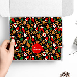 Papel De Seda Baking Spirit Bright Gingerbread Navidades Cookie