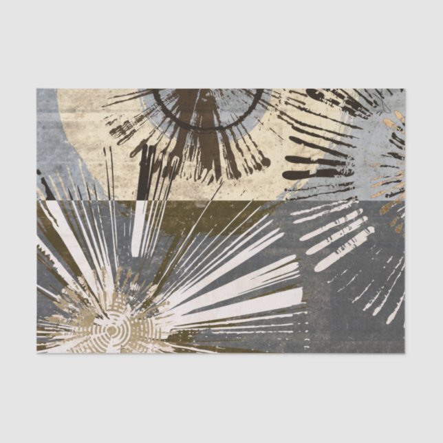 Papel De Seda Baldosas de explosión I (Anverso)