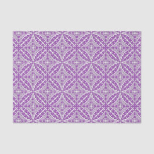 Papel De Seda Baldosas marroquíes: violeta y blanca